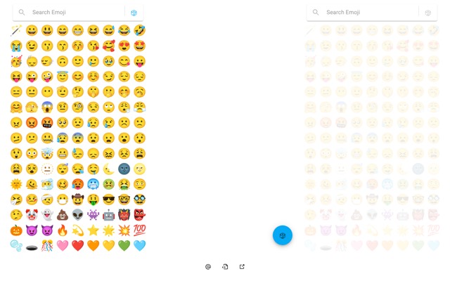 Screenshot of Emoji Kitchen: Mix two emoji into a brand-new one.