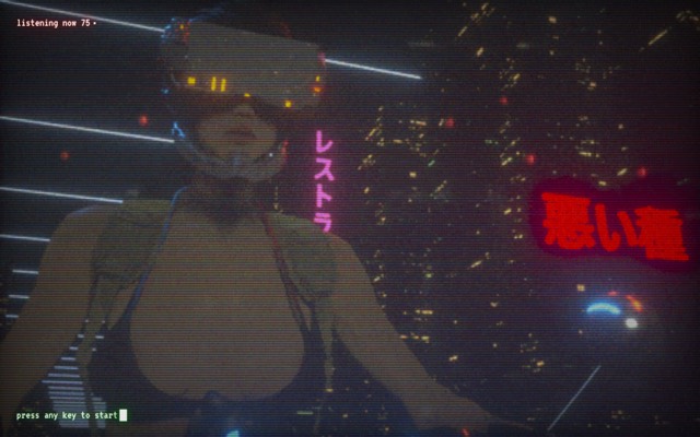 Screenshot of lofi.cafe: Lofi music streams with cozy, glowing visuals.