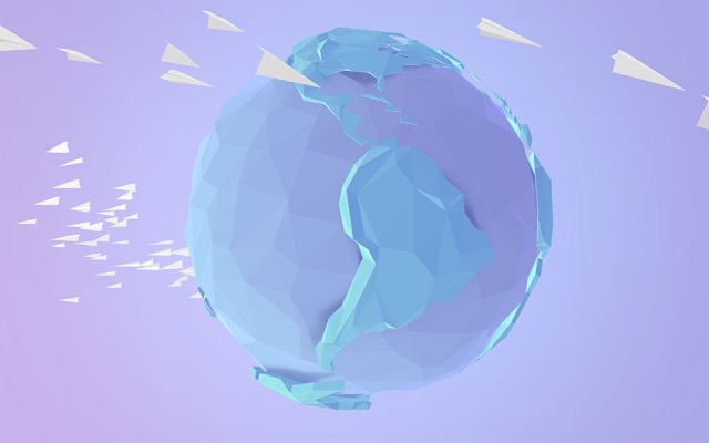 Screenshot of Paper Planes: Catch and throw paper planes with people around the world.